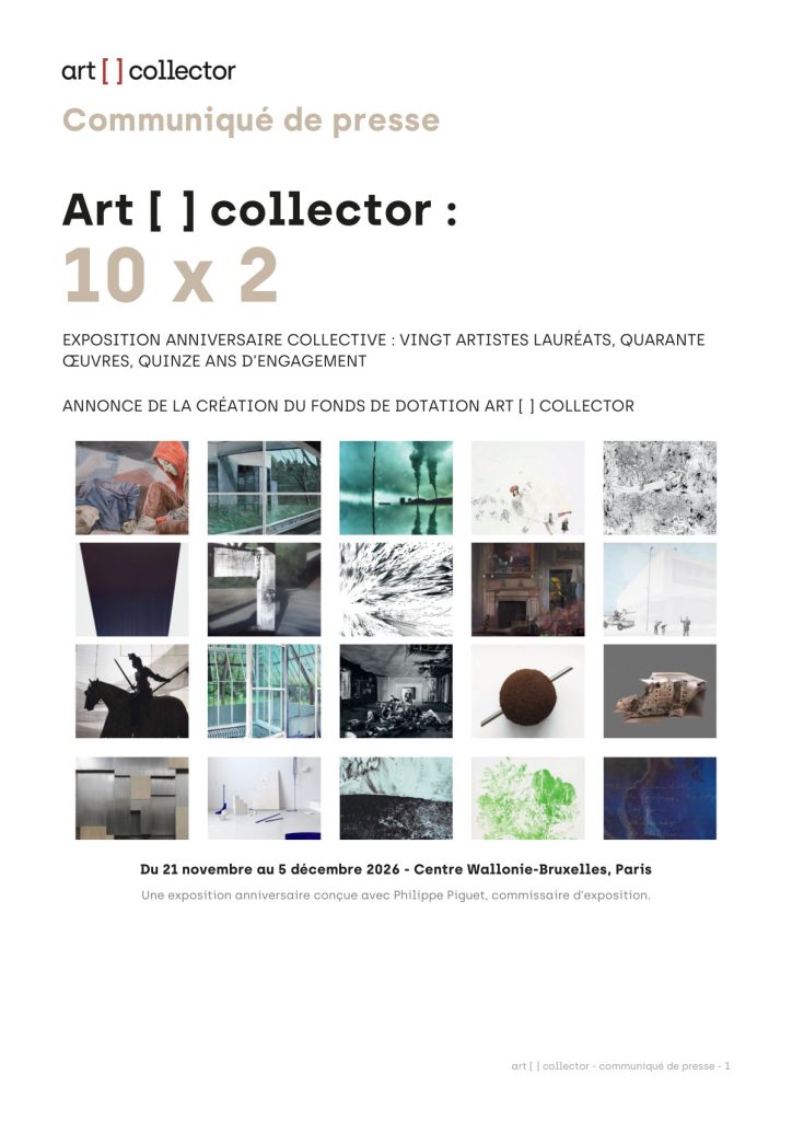 Dossier de presse art [ ] collector, 10 × 2 : première page
